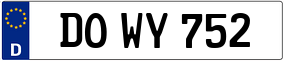 Truck License Plate